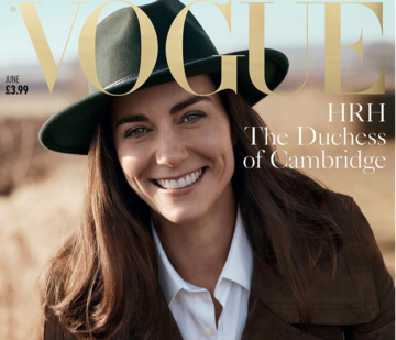 Księżna Kate na okładce magazynu "Vogue"