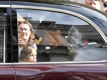 Księżna Sussex po państwowym pogrzebie królowej Elżbiety II w Londynie, 19 września