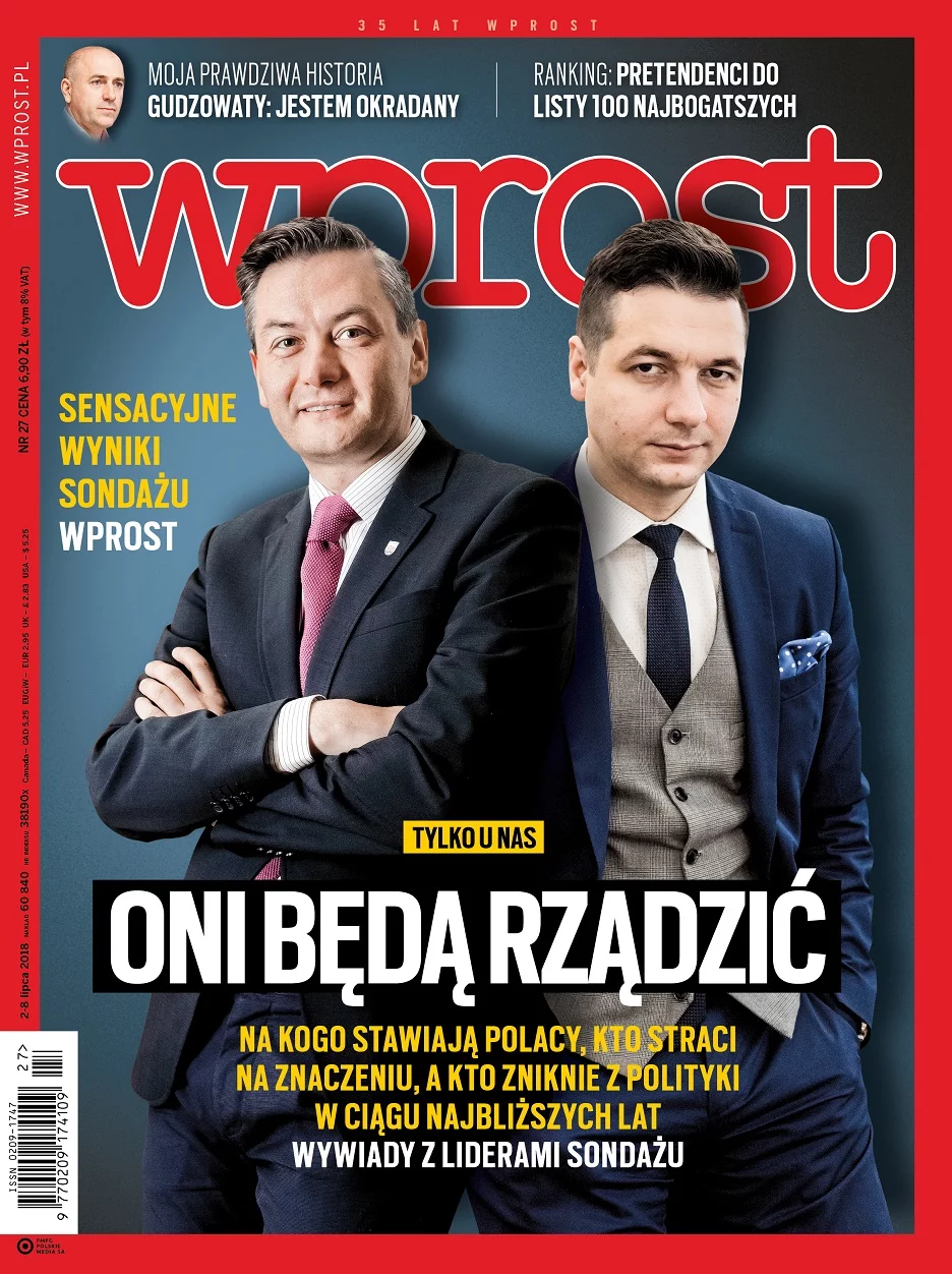 Okładka "Wprost" nr 27/2018