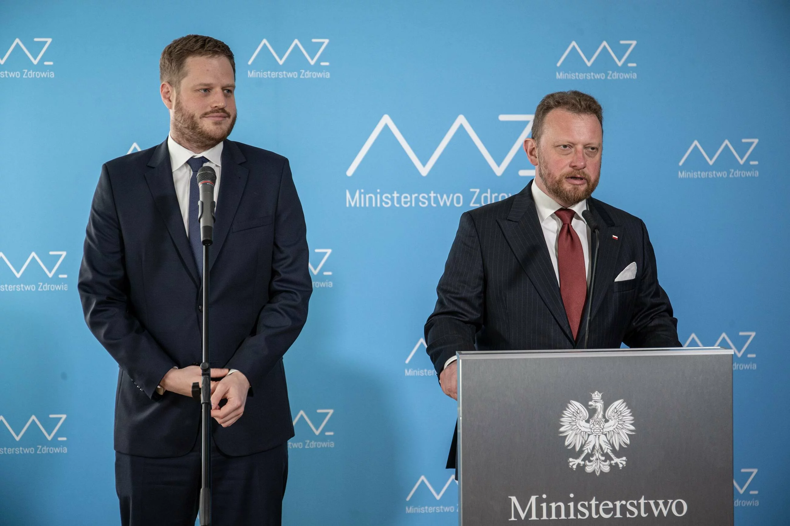 Janusz Cieszyński i Łukasz Szumowski