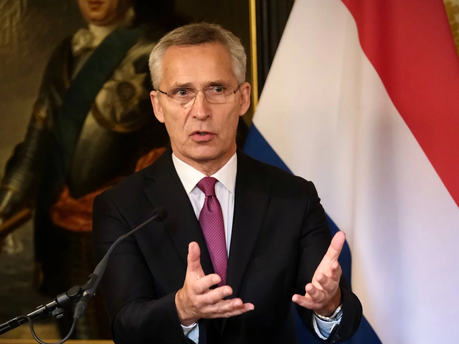 Jens Stoltenberg w Hadze