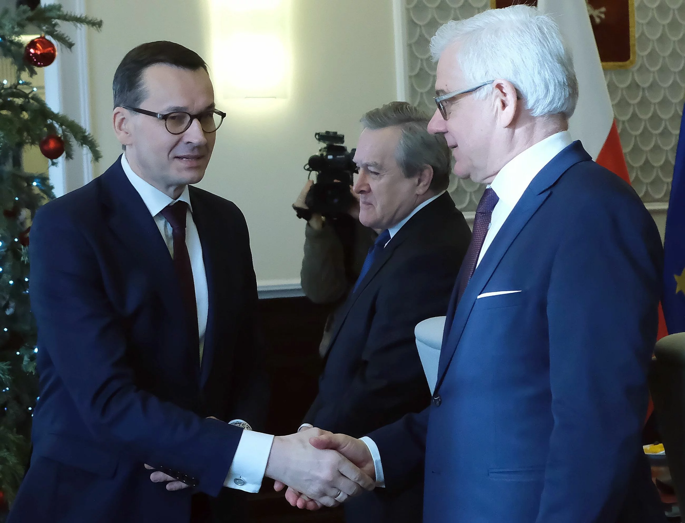 Mateusz Morawiecki i Jacek Czaputowicz