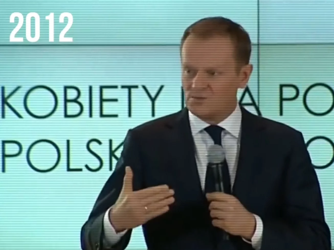 Donald Tusk w 2012 roku