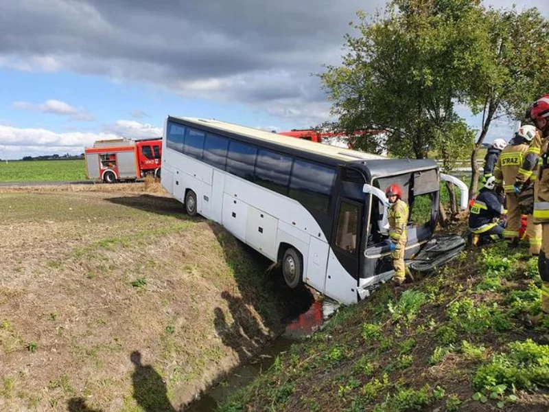 Wypadek na terenie powiatu toruńskiego