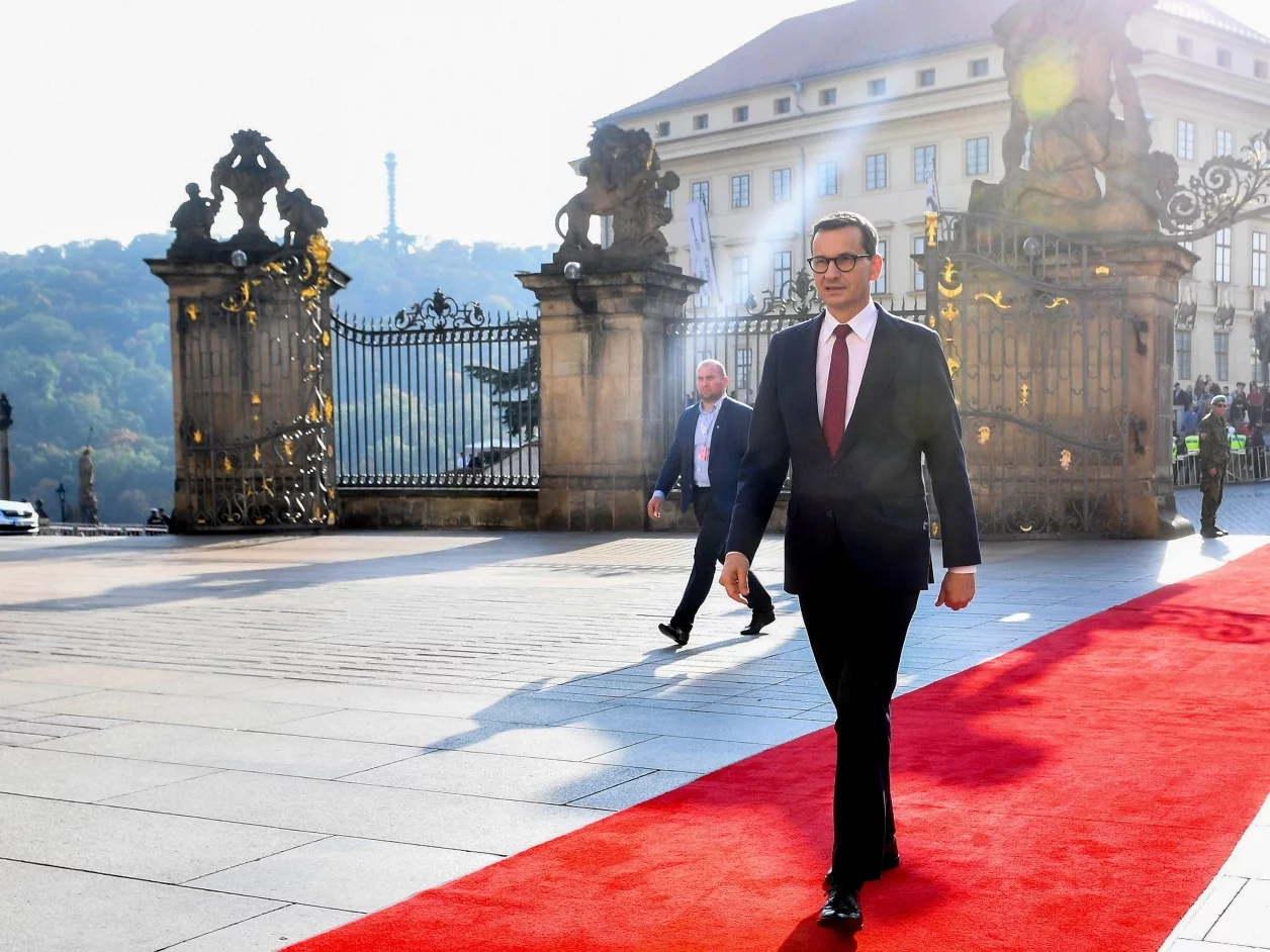 Mateusz Morawiecki w Pradze