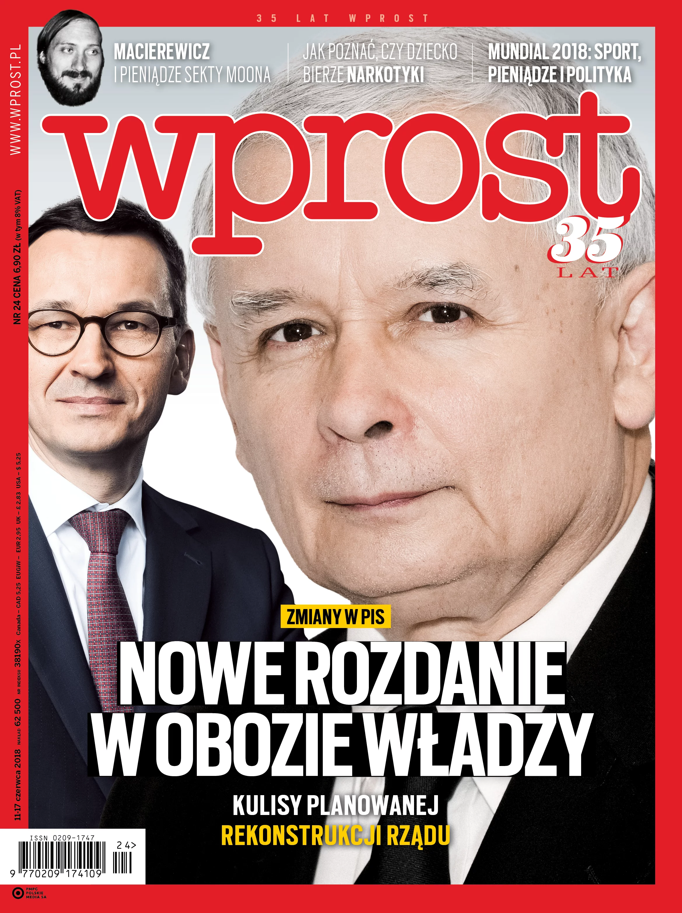 Okładka 24/2018 (1839) WPROST