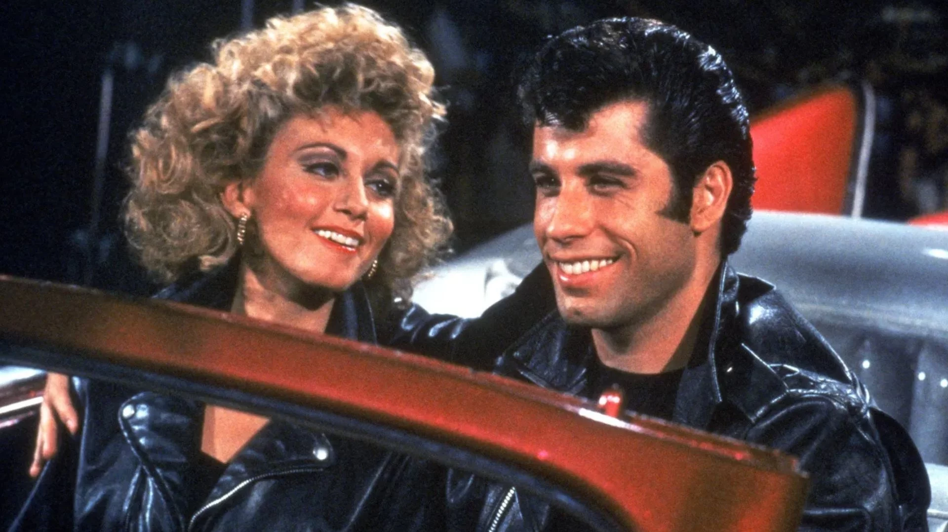 Olivia Newton-John i John Travolta w „Grease”