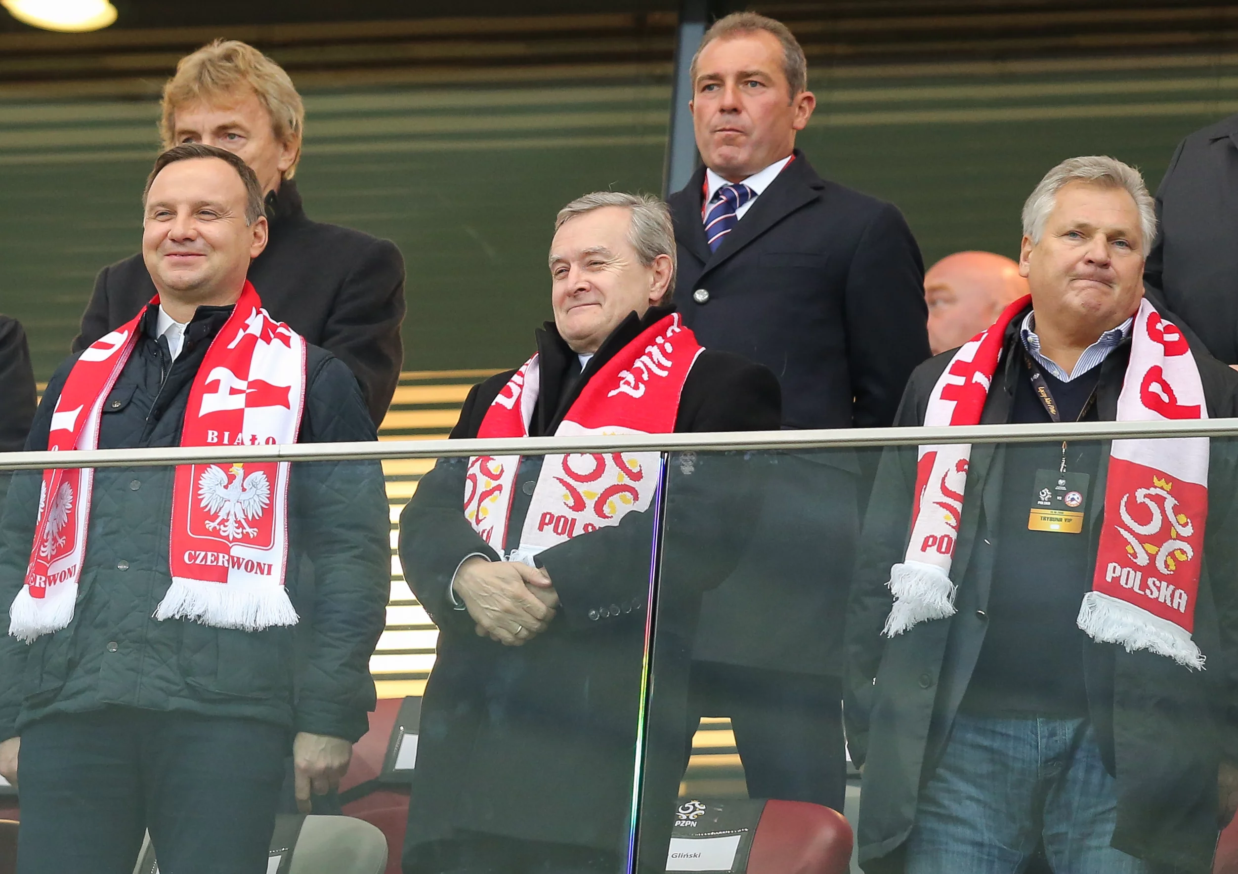 Andrzej Duda, Piotr Gliński i Aleksander Kwaśniewski