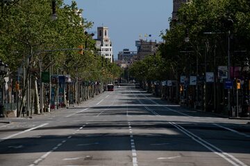 Kwietniowy lockdown w Barcelonie