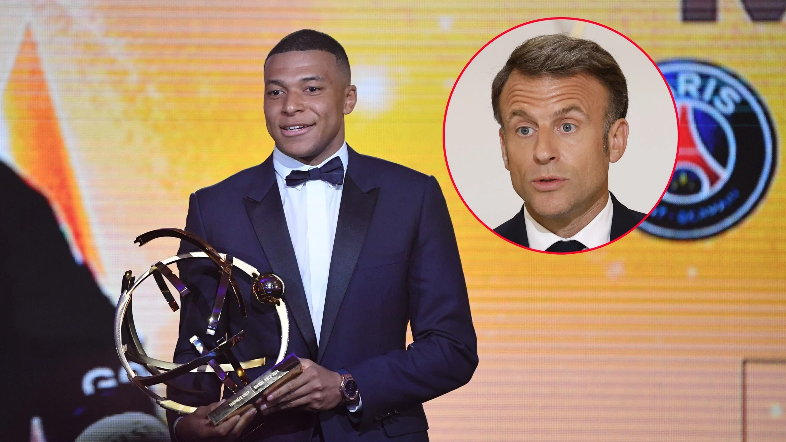 Kylian Mbappe i Emmanuel Macron