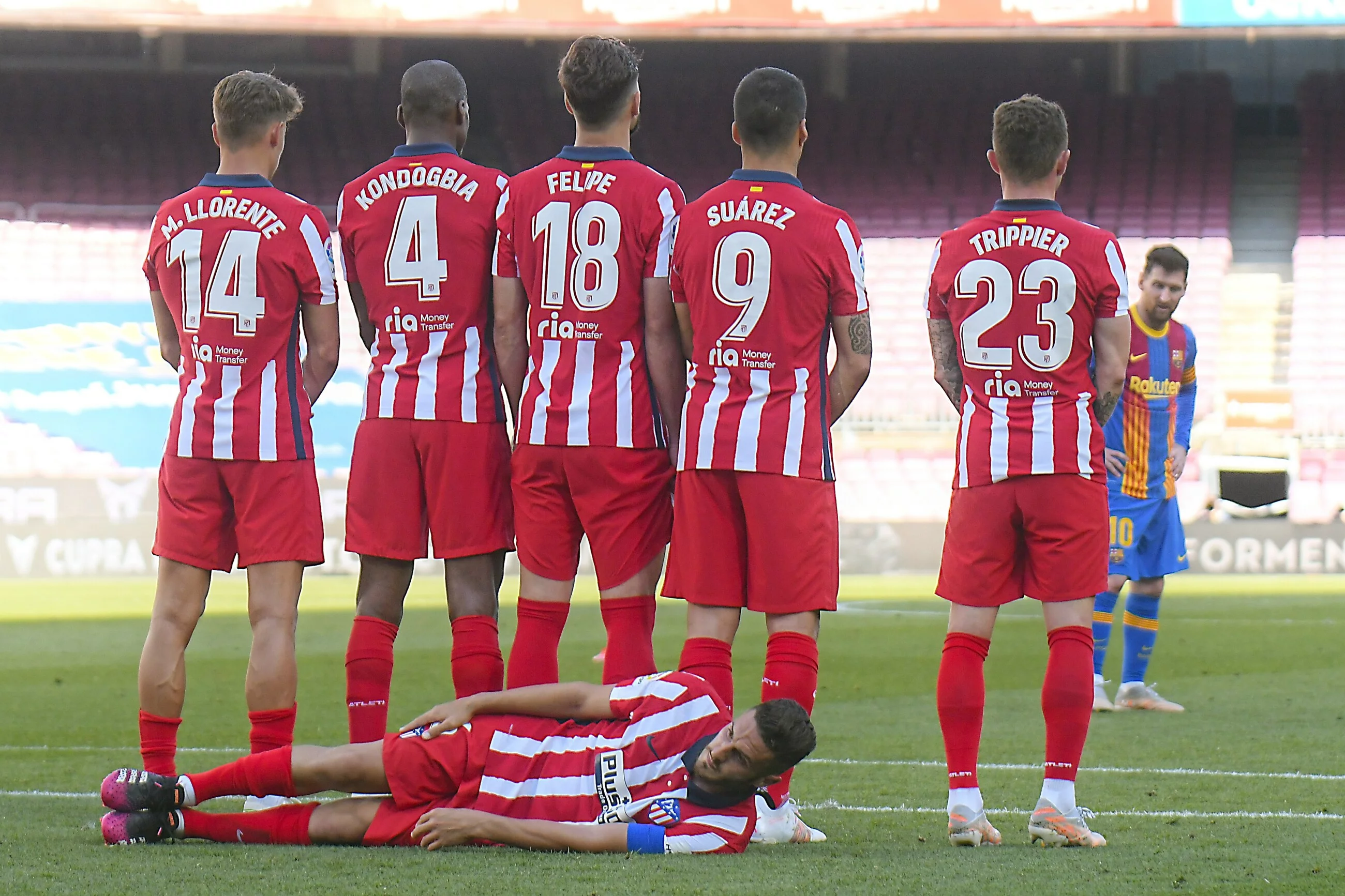 Marcos Llorente, Geoffrey Kondogbia, Felipe, Luis Suarez, Kieran Trippier