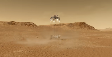 Lądowanie łazika Perseverance na Marsie