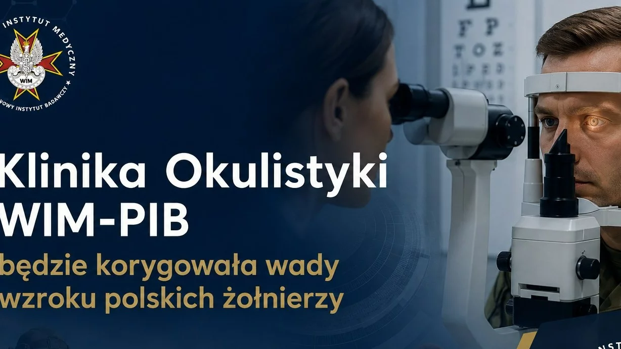 Badanie wzroku żołnierza