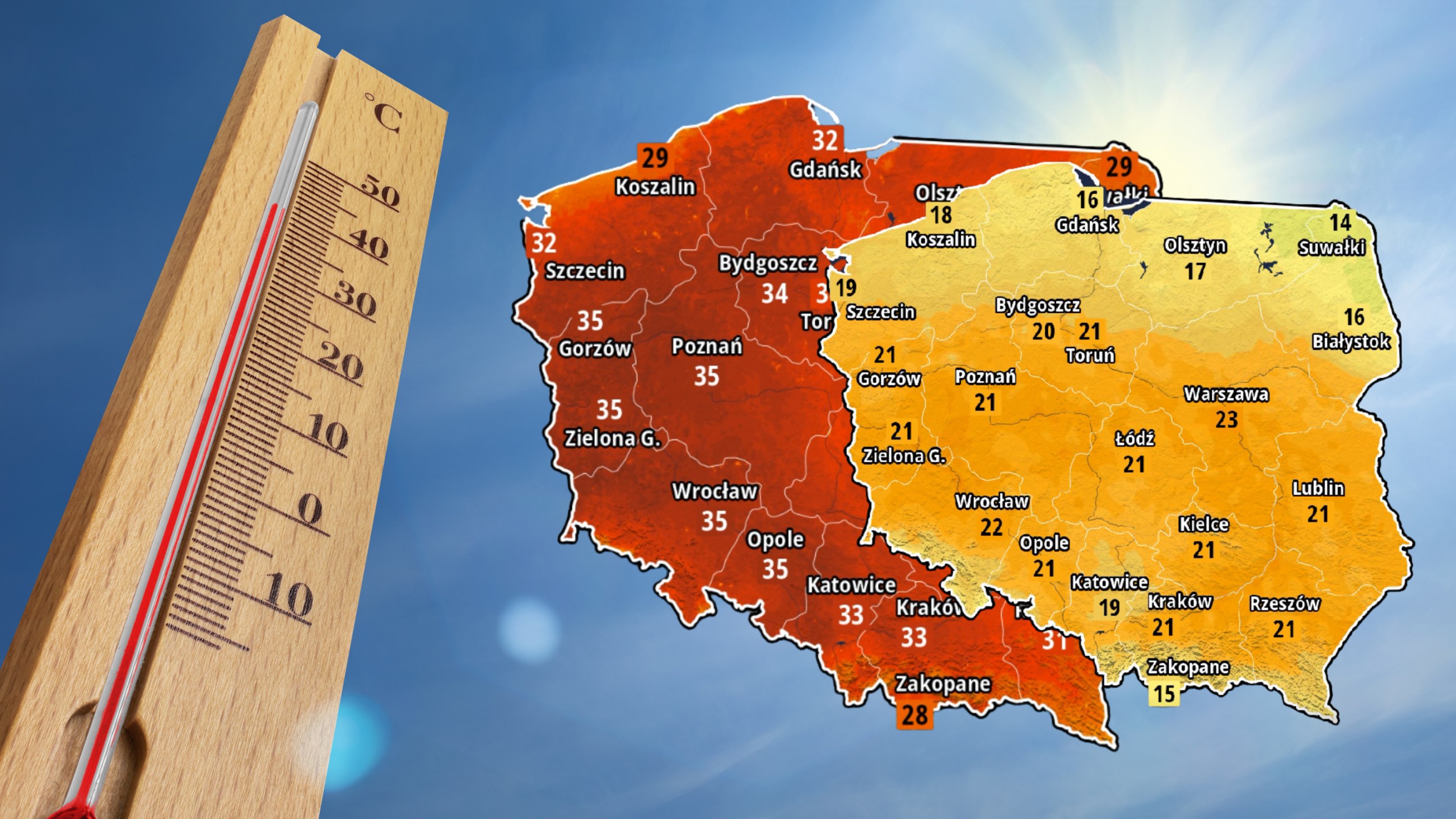 Lato zahamuje z piskiem opon. Temperatura spadnie o 15 stopni