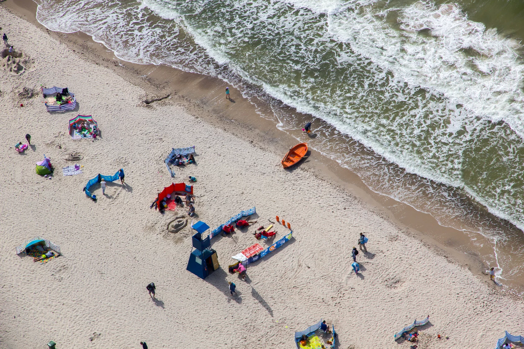 Plaża w Łebie, zdjęcie ilustracyjne