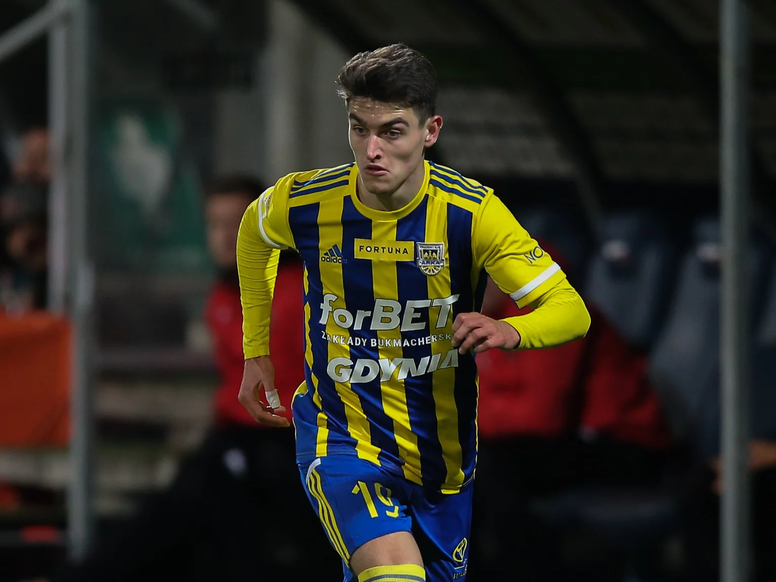 Olaf Kobacki w barwach Arki Gdynia