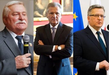 Lech Wałęsa, Aleksander Kwaśniewski, Bronisław Komorowski