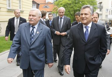 Lech Wałęsa, Aleksander Kwaśniewski