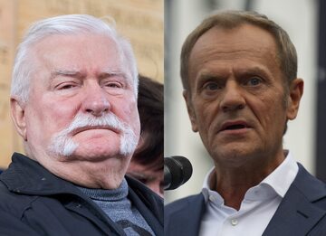 Lech Wałęsa i Donald Tusk
