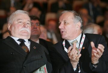 Lech Wałęsa i Jan Rulewski