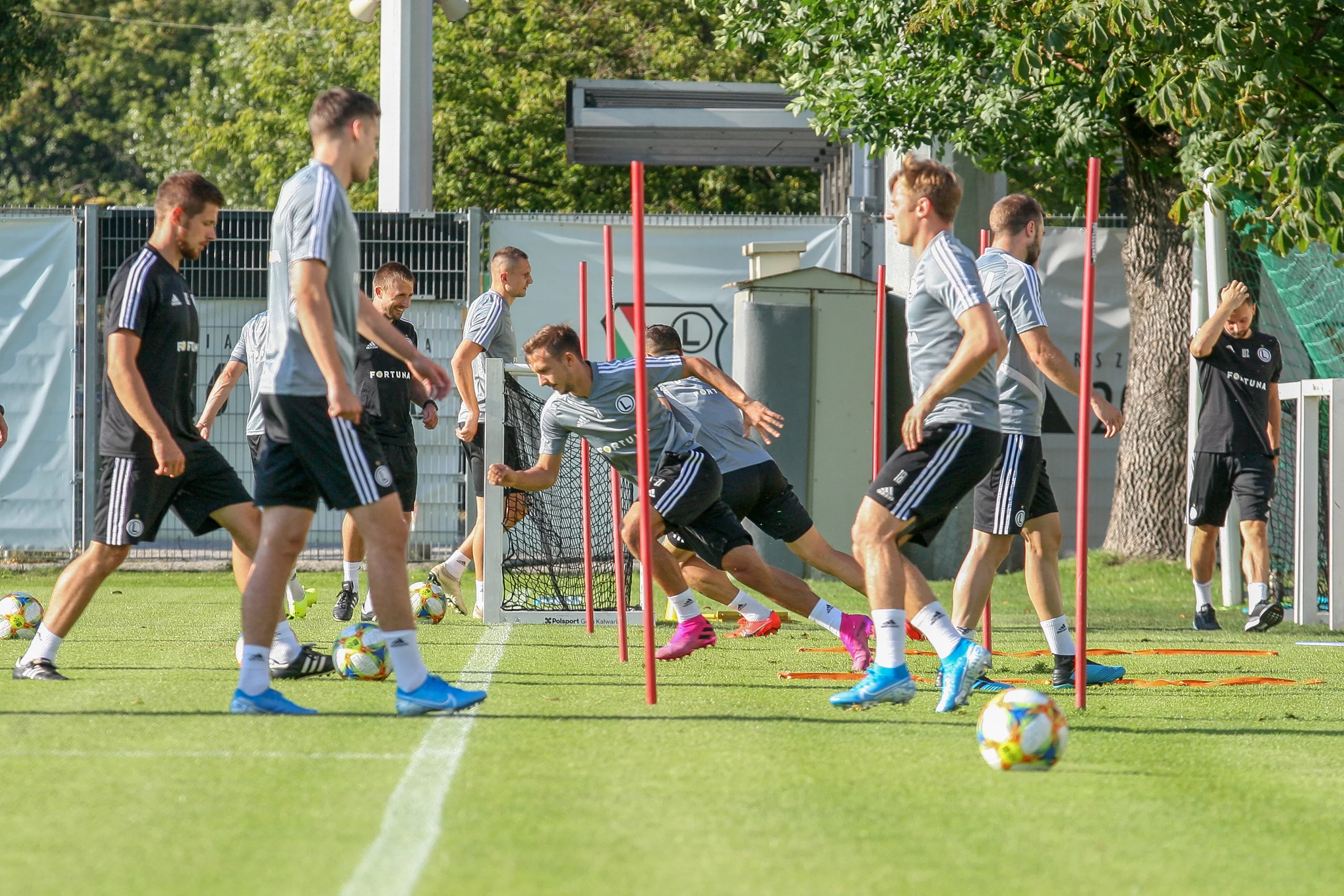 Trening zawodników Legii