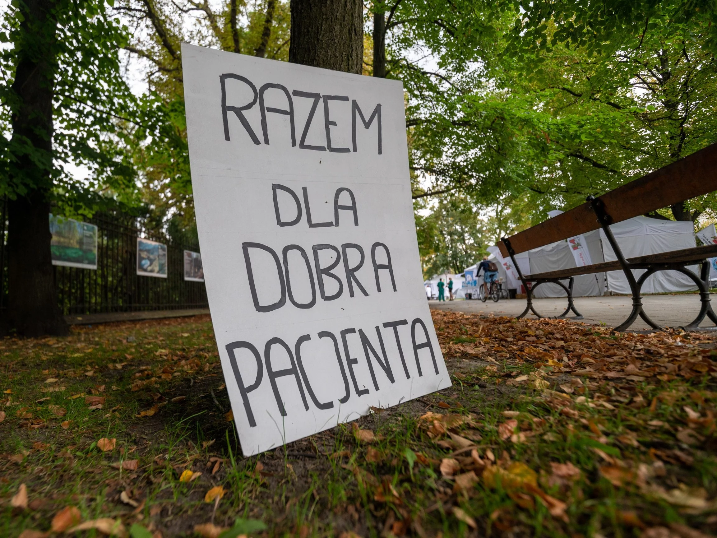 Protest medyków w 2021 roku