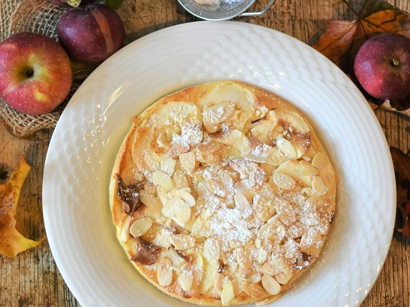 Omlet z jabłkiem