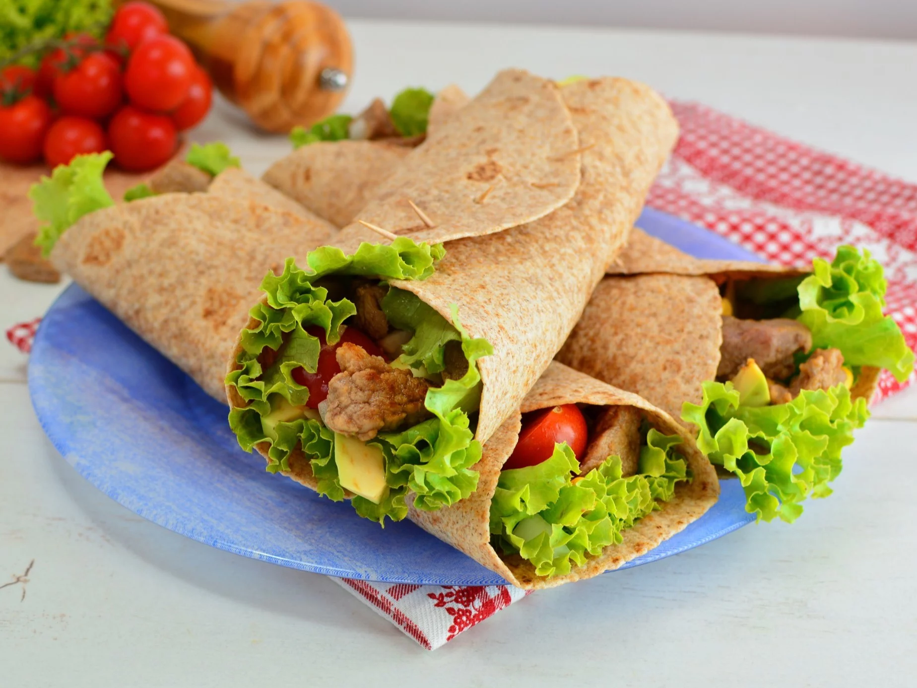 Wrap z warzywami