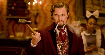 Leonardo DiCaprio w filmie „Django”