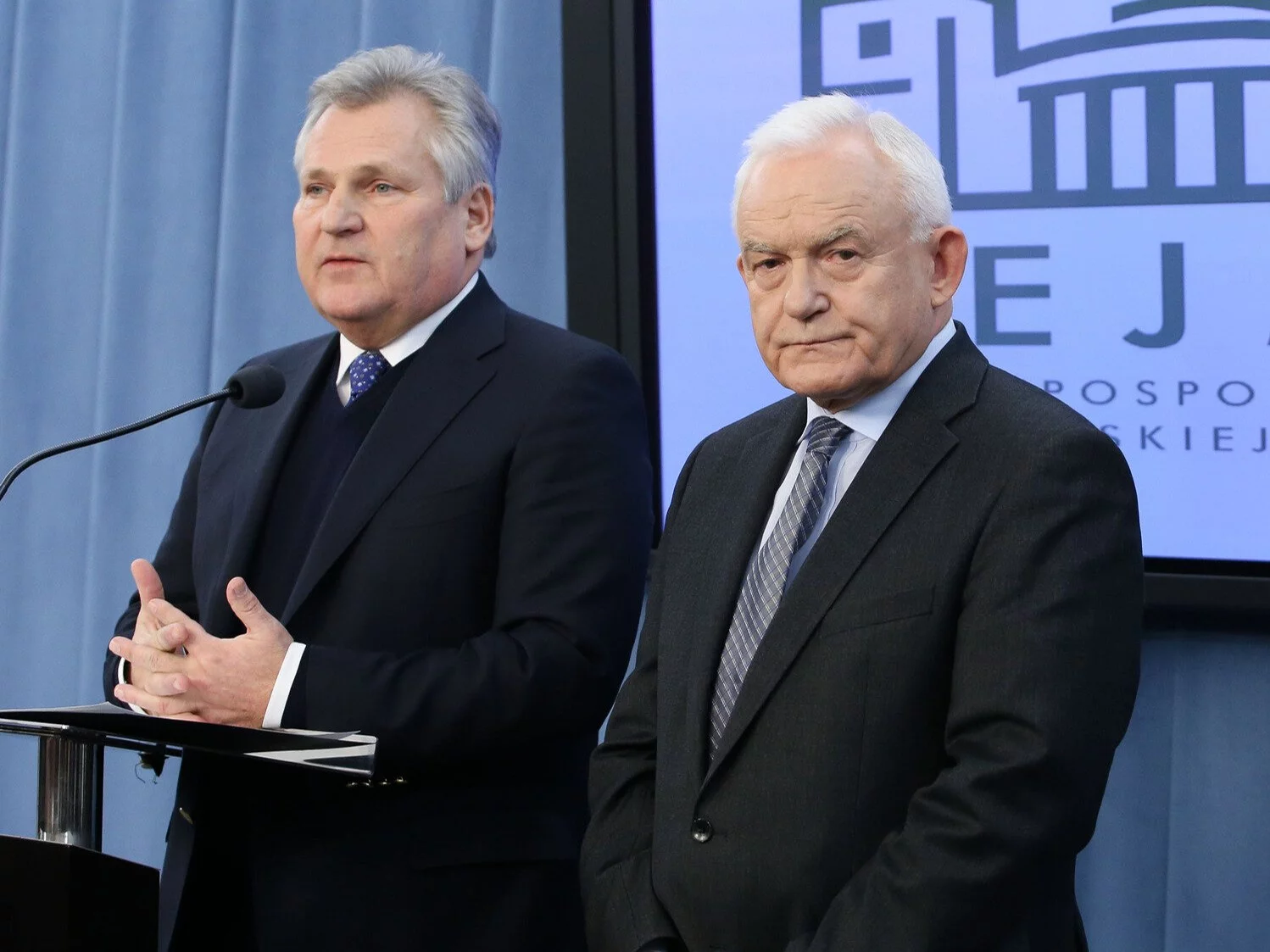 Aleksander Kwaśniewski i Leszek Miller