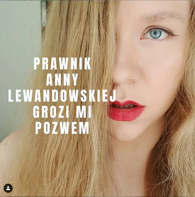 Maja Staśko i grafika, którą zamieściła na Instagramie