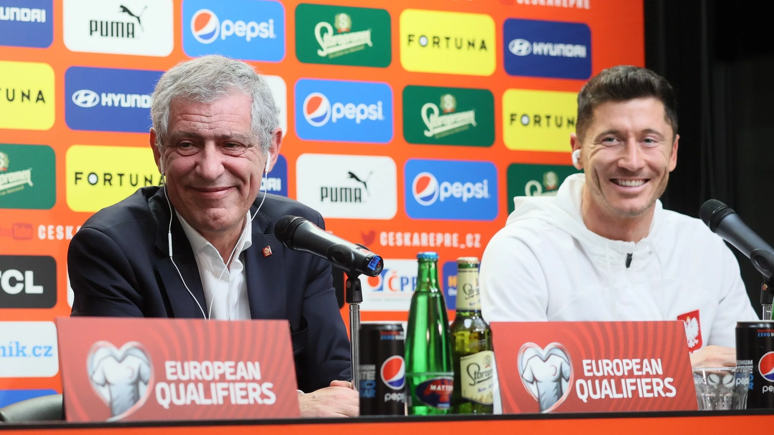 Fernando Santos i Robert Lewandowski