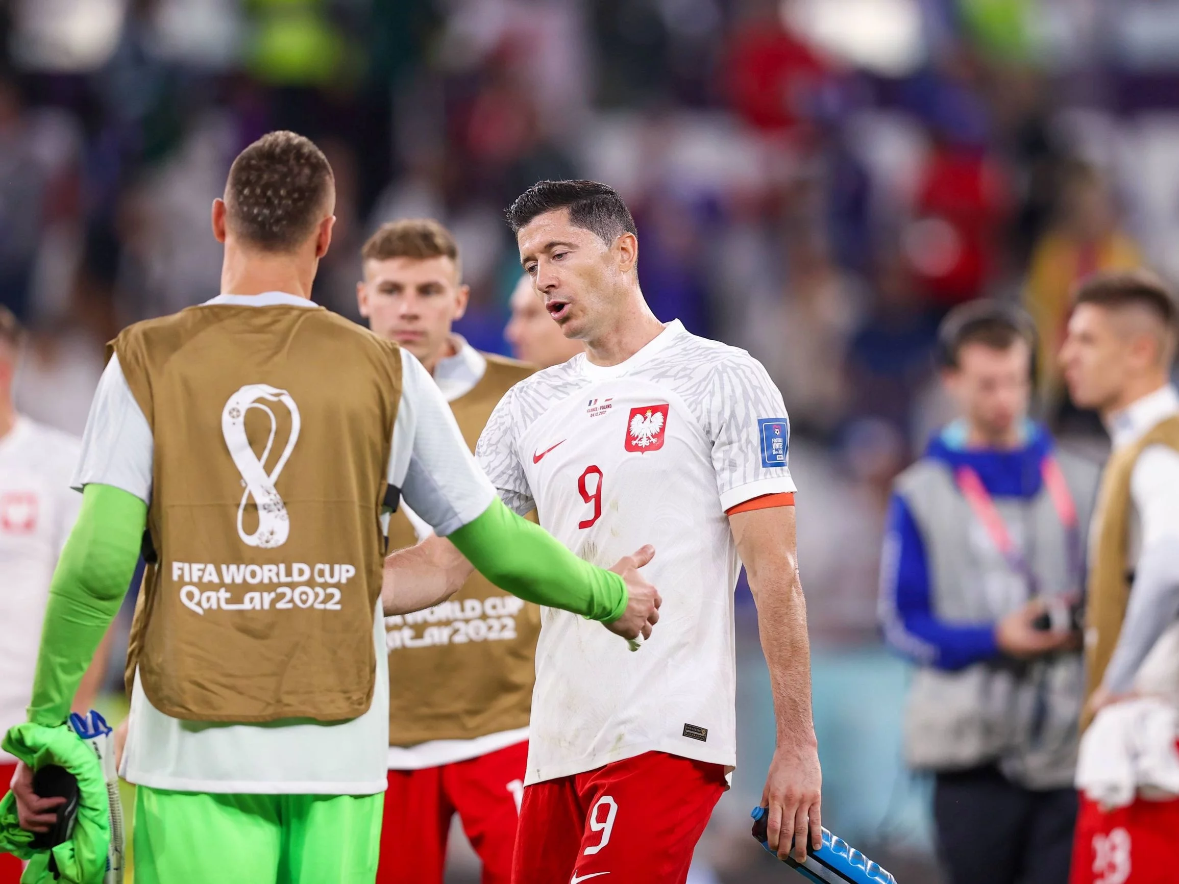 Robert Lewandowski po meczu z Francją