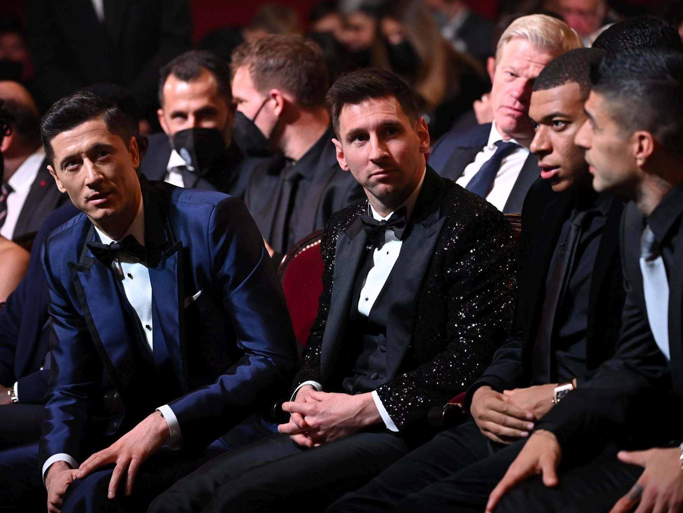 Robert Lewandowski, Lionel Messi, Kylian Mbappe i Luis Suarez