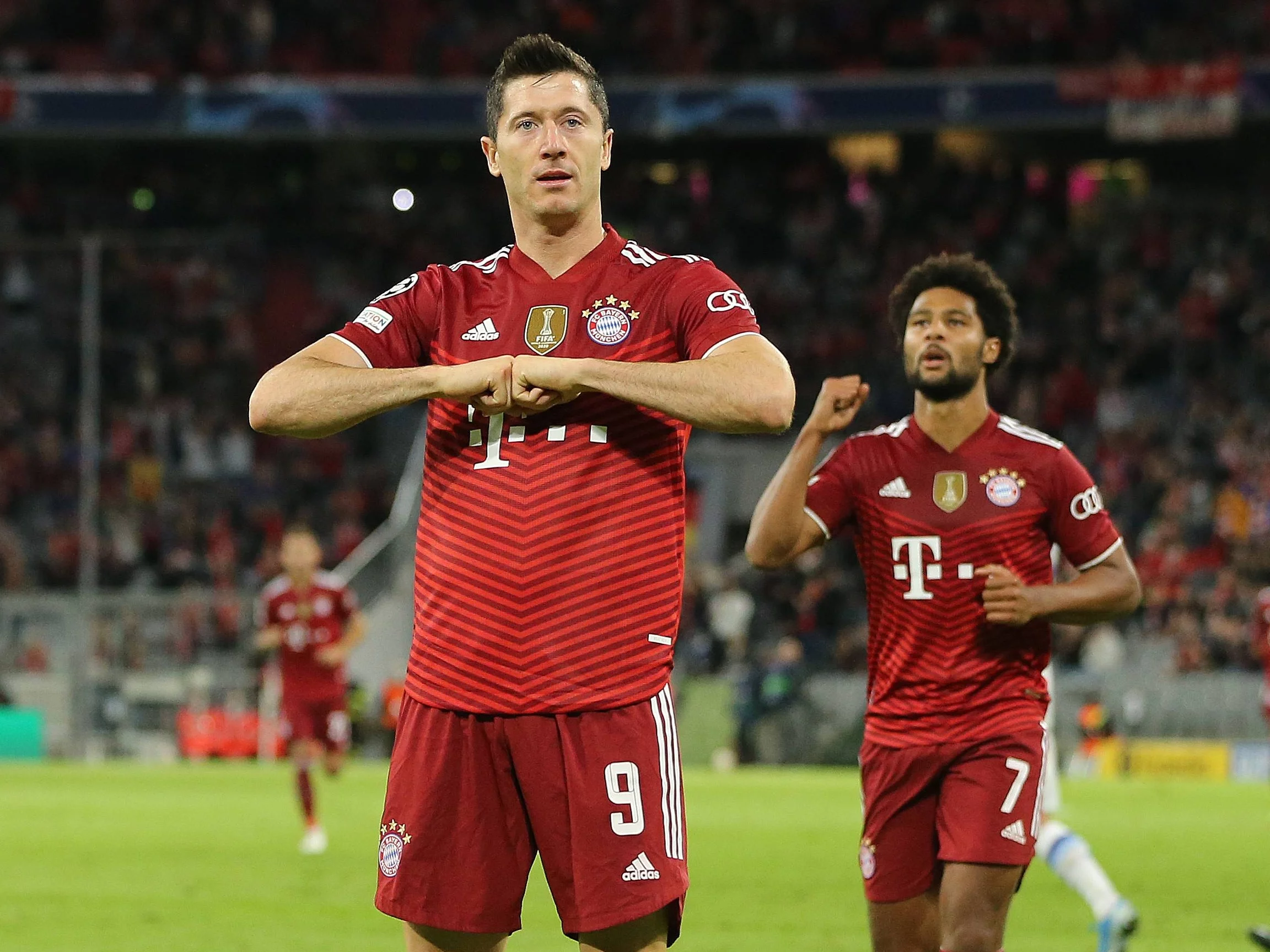 Robert Lewandowski i Serge Gnabry