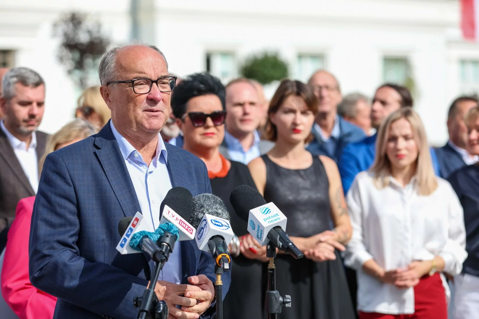 Włodzimierz Czarzasty w gronie polityków Lewicy