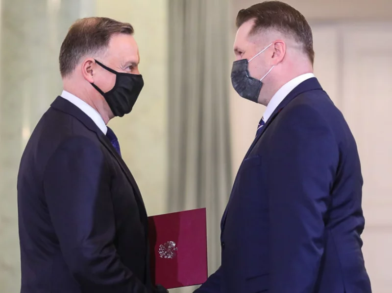 Andrzej Duda i Przemysław Czarnek