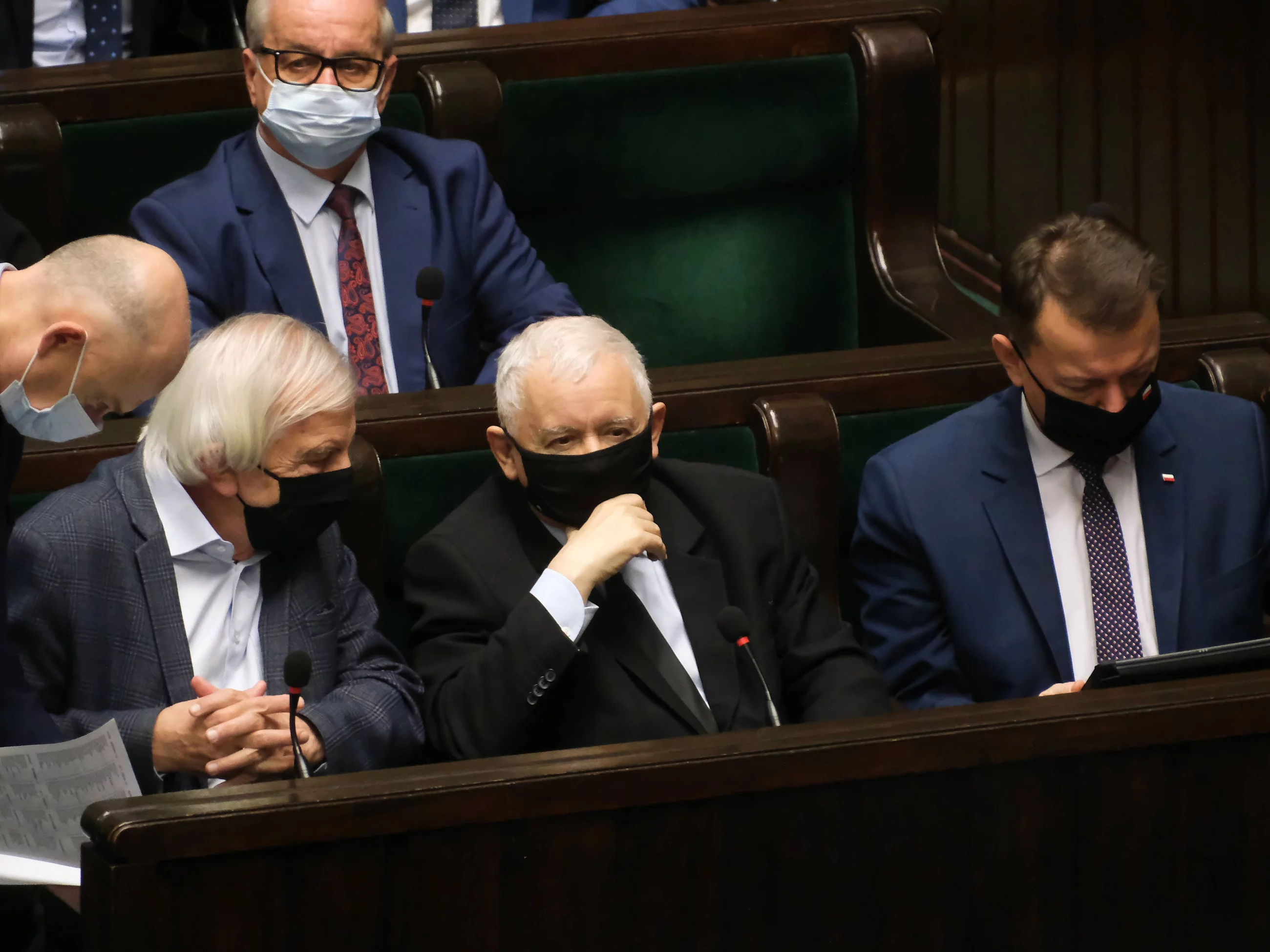 Ryszard Terlecki, Jarosław Kaczyński, Mariusz Błaszczak