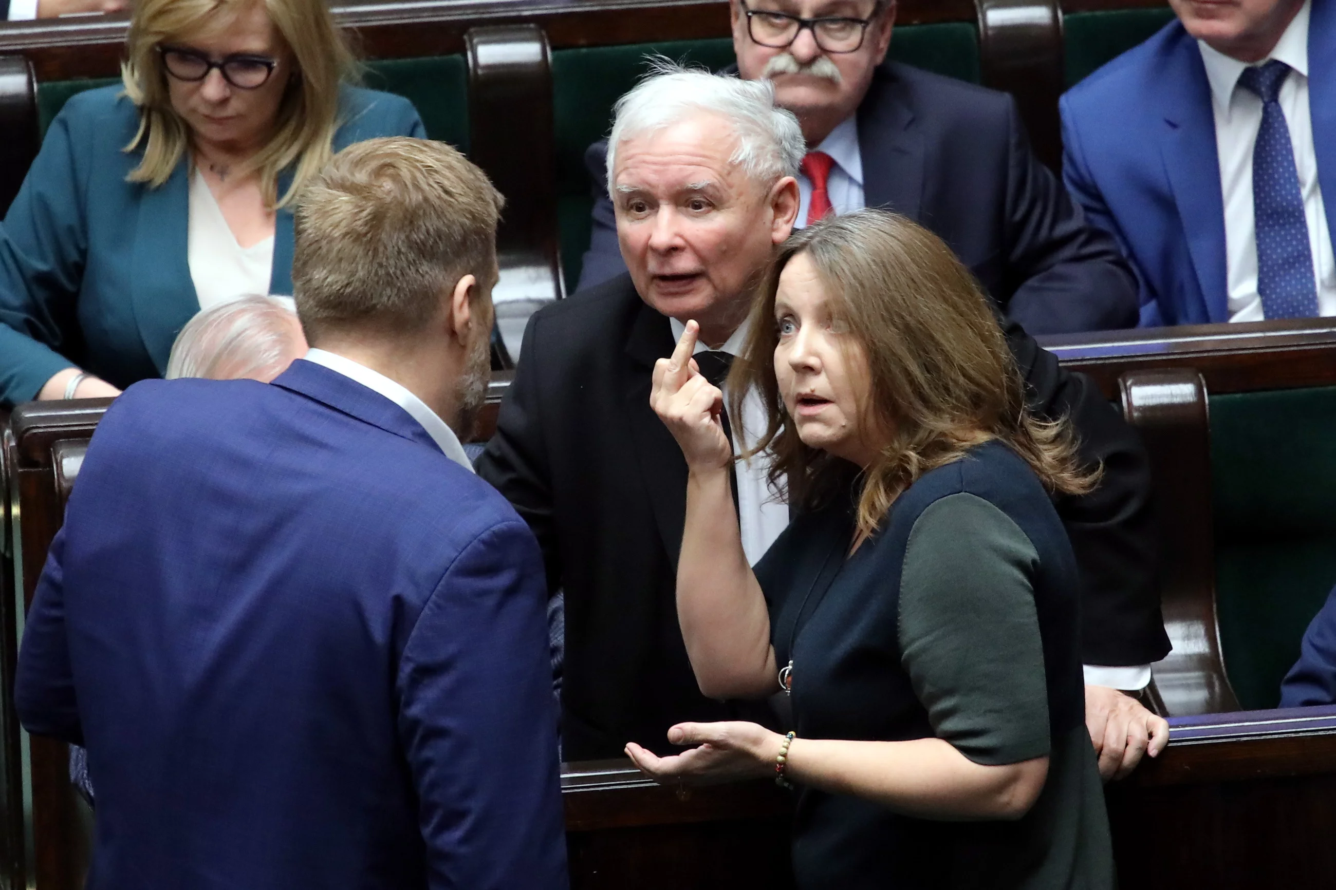 Sejm, Joanna Lichocka i Jarosław Kaczyński