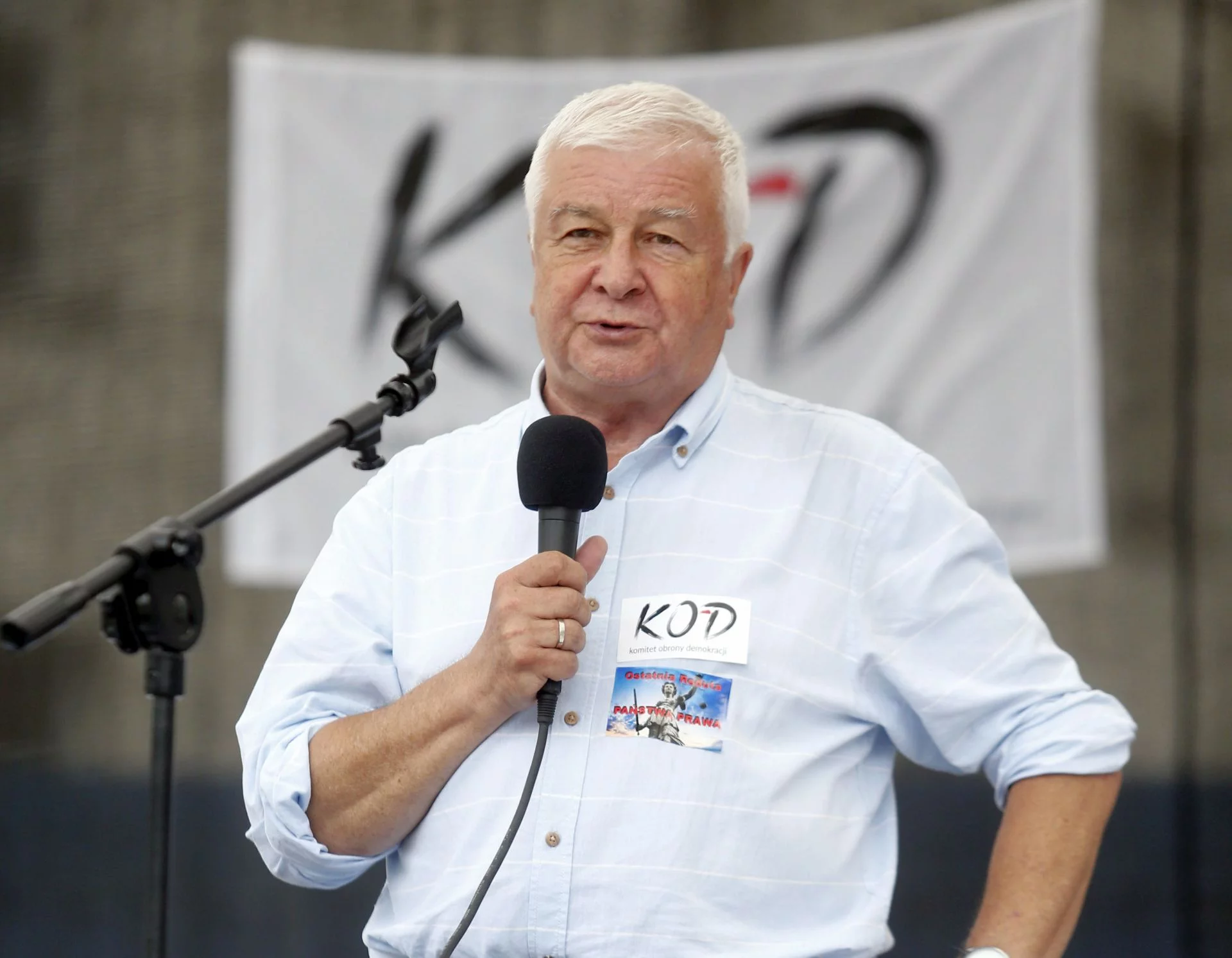 Krzysztof Łoziński, lider KOD