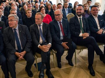 Liderzy opozycji w Warszawie