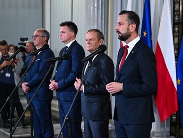 Liderzy ugrupowań opozycyjnych w Sejmie
