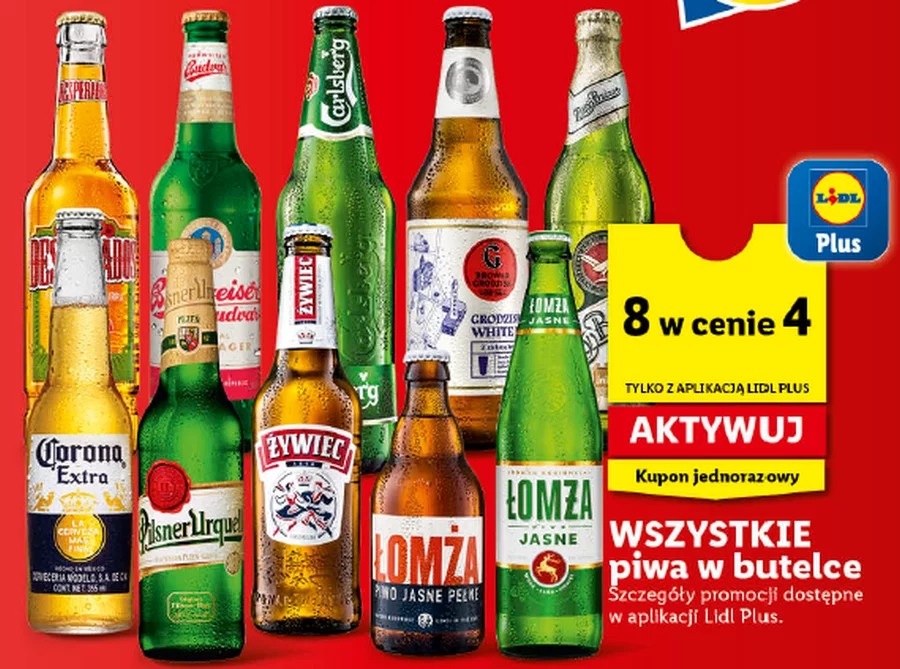 Promocja piwa w Lidlu 18 września