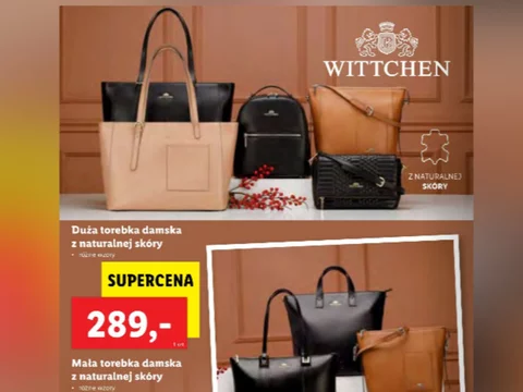 Lidl wprowadza do oferty torebki Wittchen
