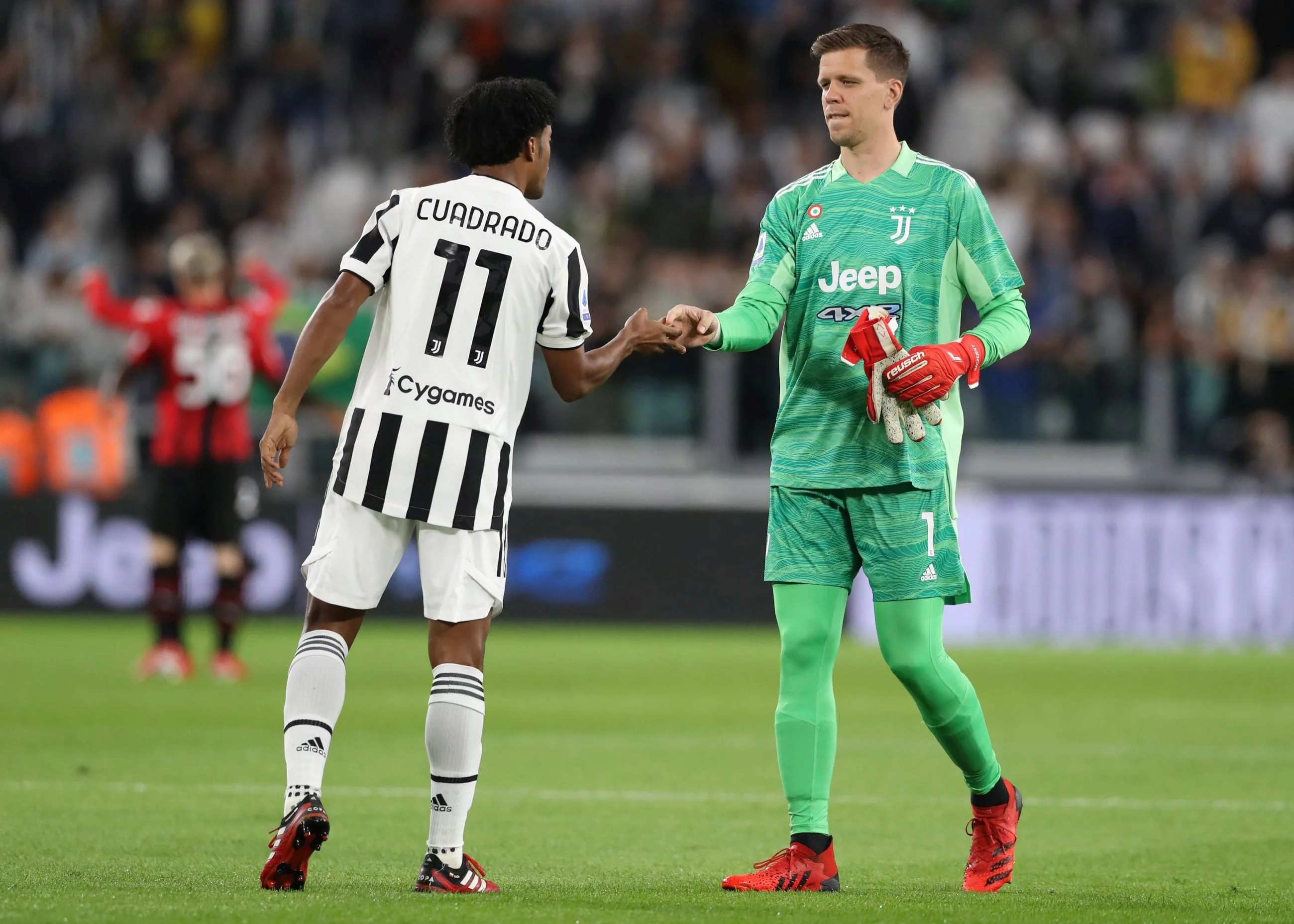 Juan Cuadrado i Wojciech Szczęsny