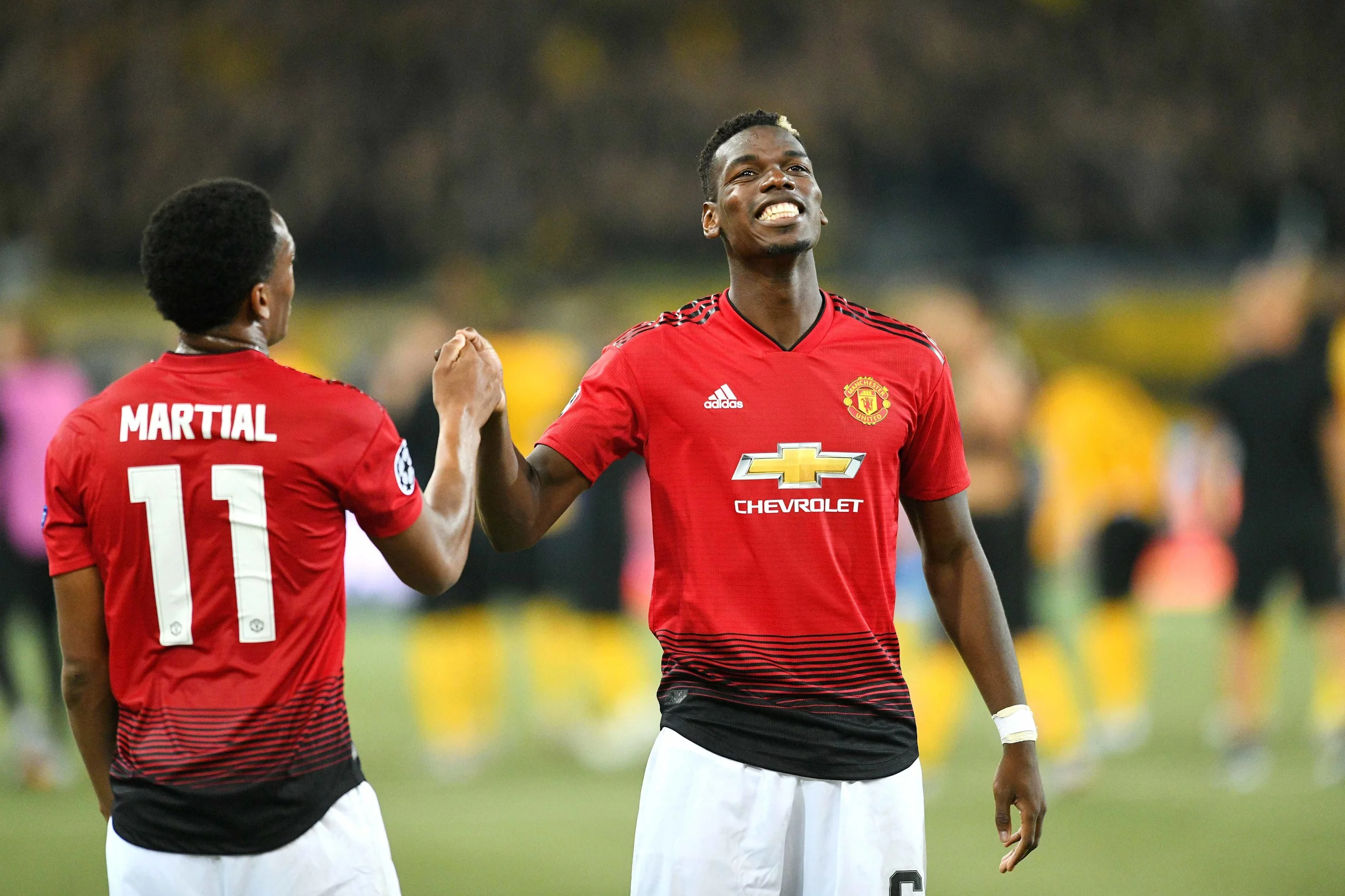 Anthony Marcial i Paul Pogba