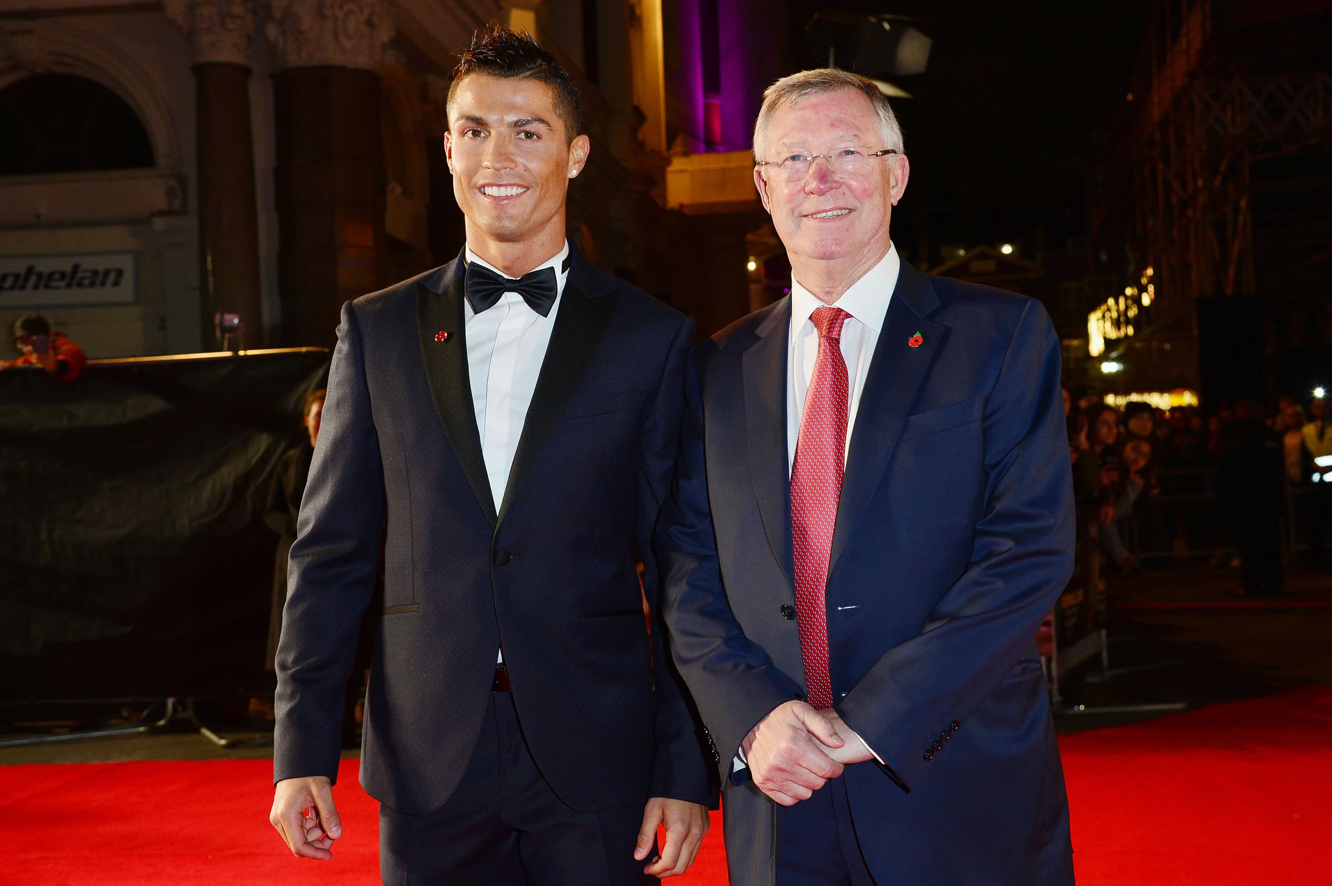 Cristiano Ronaldo i sir Alex Ferguson