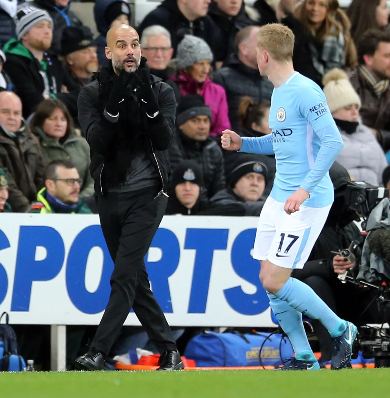 Pep Guardiola i Kevin De Bruyne