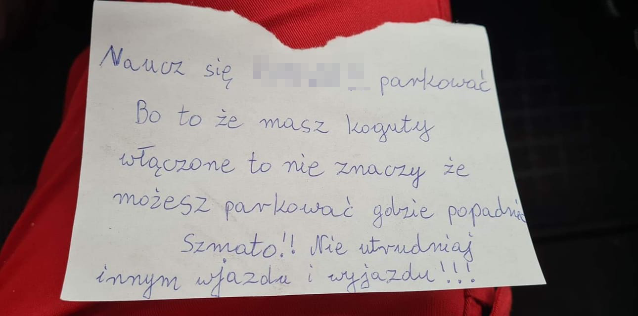 Ratowali ludzkie życie, stali się celem hejterskiego komentarza. „Szmato!