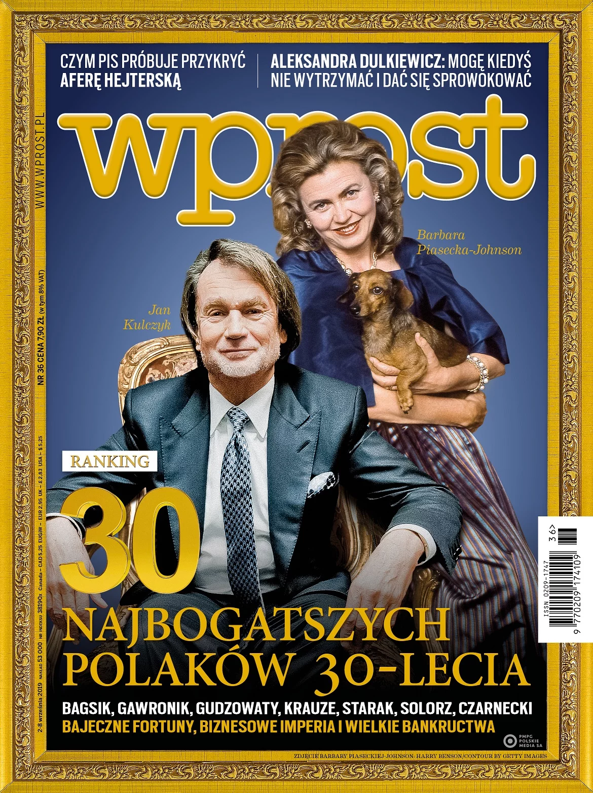 Okładka nowego numeru "Wprost"